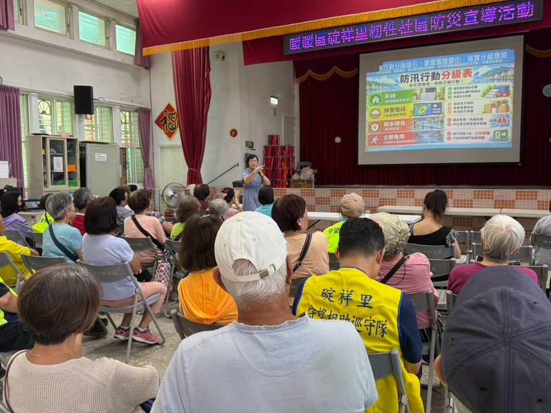 強降雨來襲不慌亂!基隆碇祥里55名防災夥伴集結,築起社區安全防線