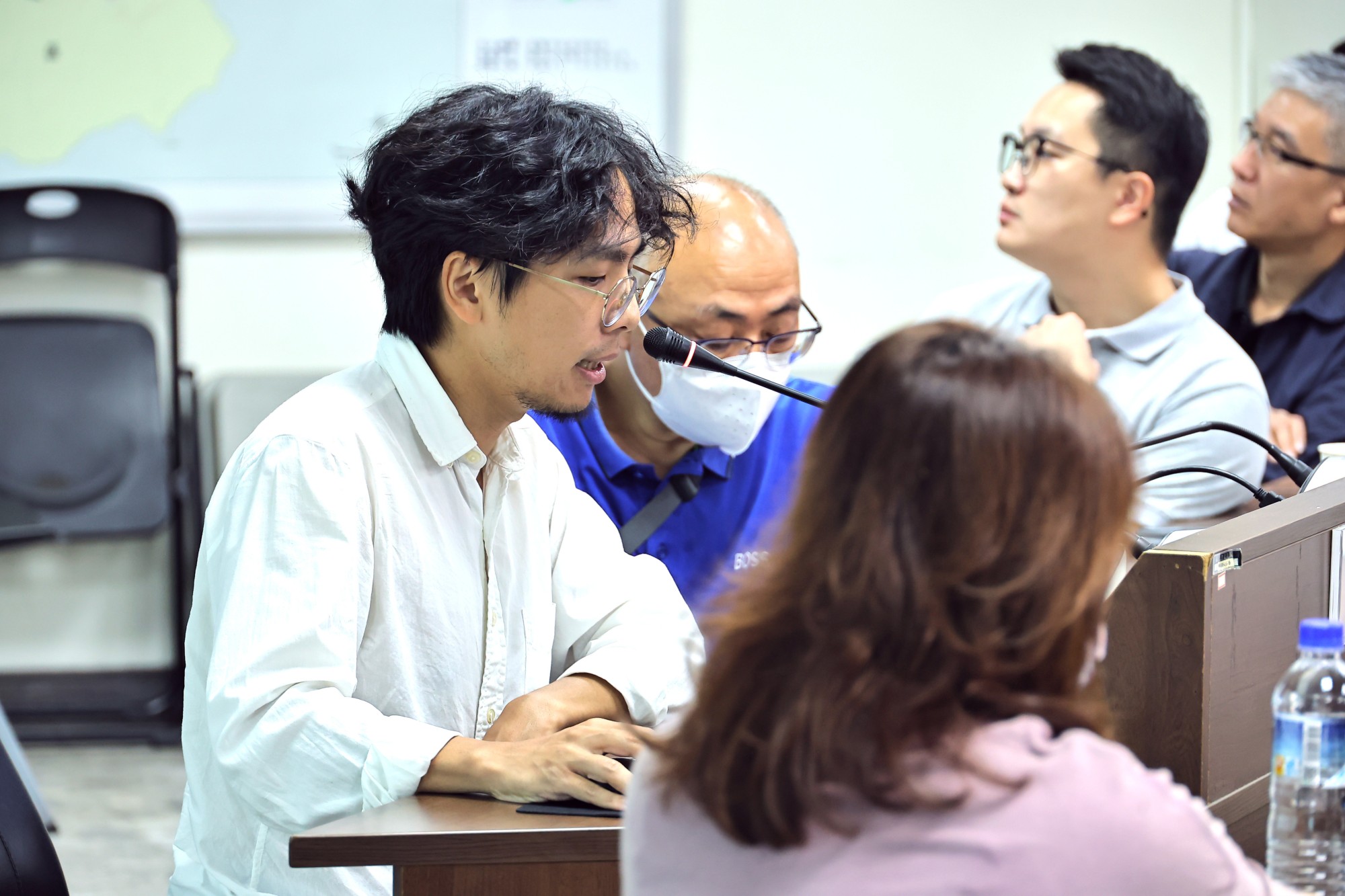 防災整備會議與會人員發言