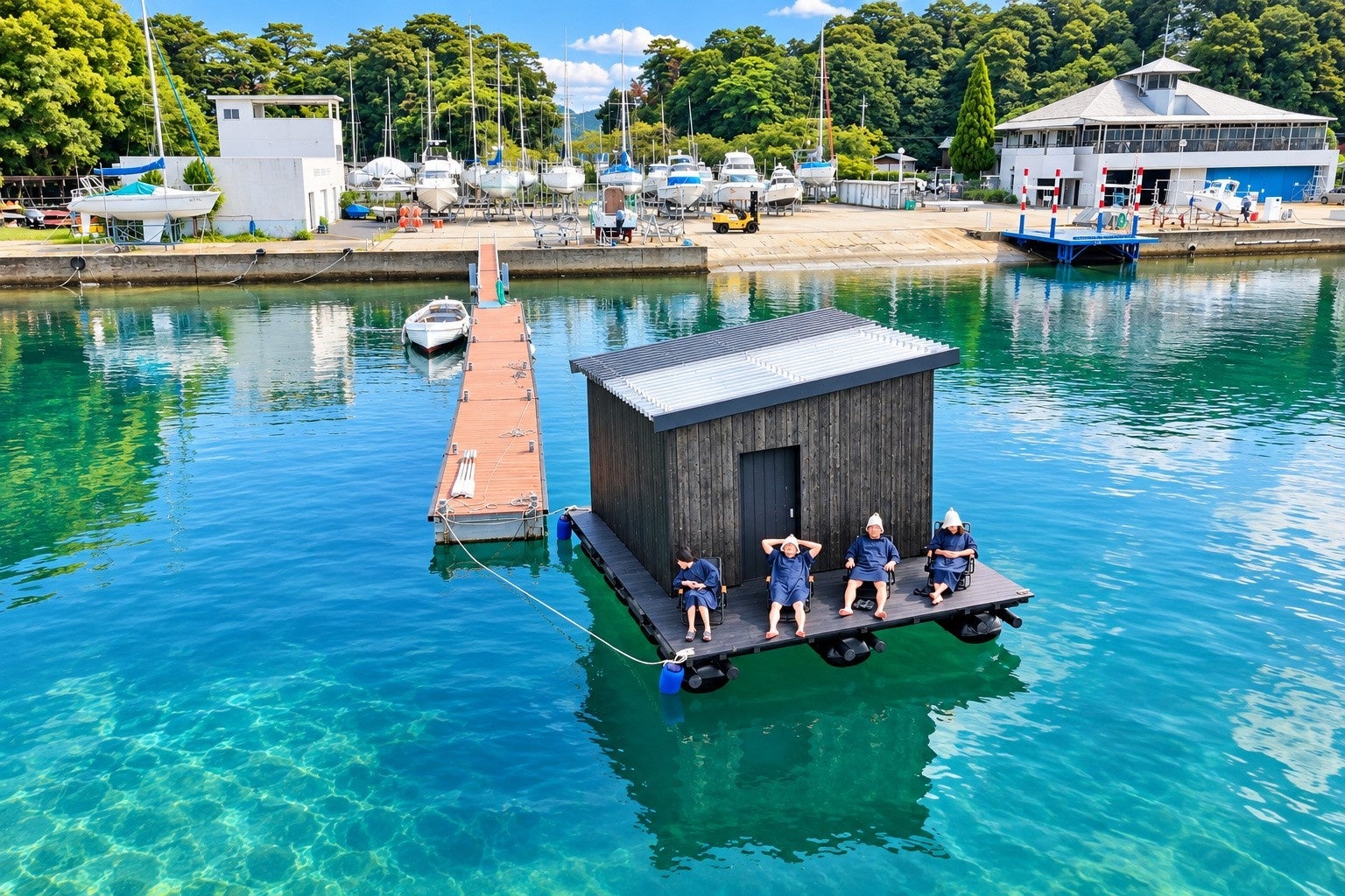 京都天橋立宮津灣海上三溫暖「UMIUKA」11月1日啟用 住宿全包、先到10組打8折