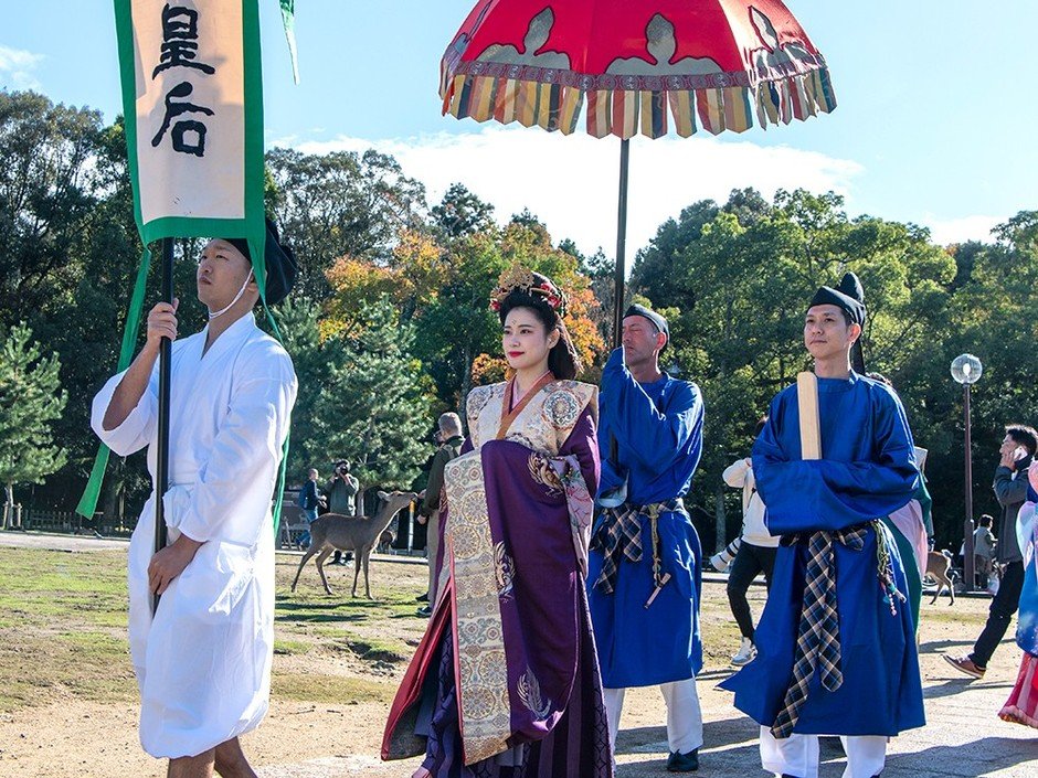 奈良「秋之平城京天平行列」11月3日　120人重現聖武天皇參詣東大寺