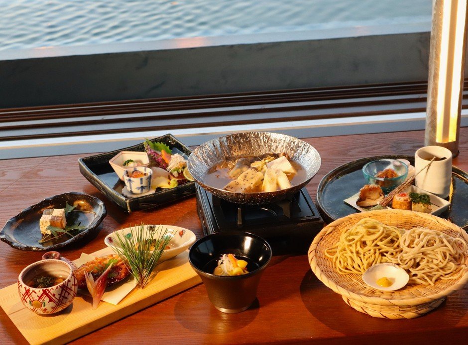 淡路島蕎麥割烹「Oh-SOBAR」冬季會席 甲魚小鍋配月替料理,1萬日圓
