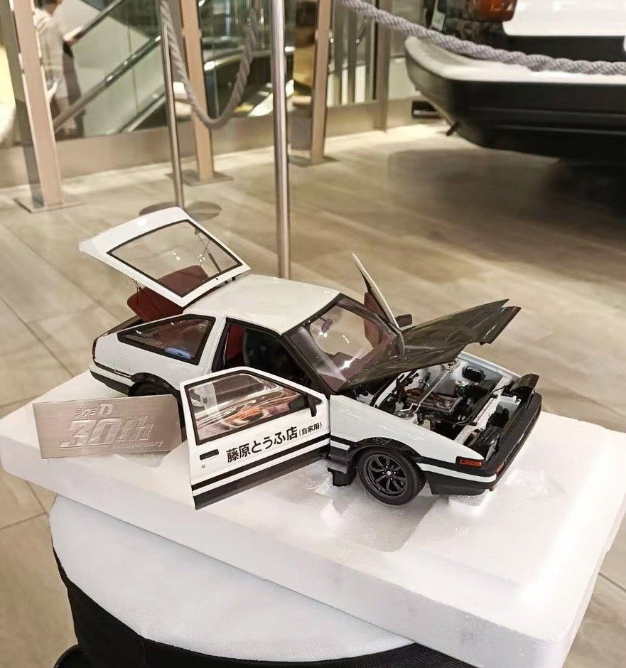 《頭文字D》AE86實車與1/18模型齊聚宇都宮 FKD Interpark快閃店至11月1日