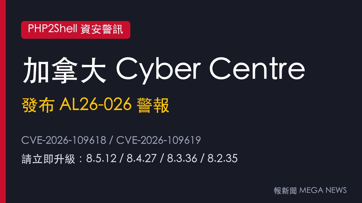 加拿大網路安全中心發布PHP2Shell警報 概念驗證程式已流傳