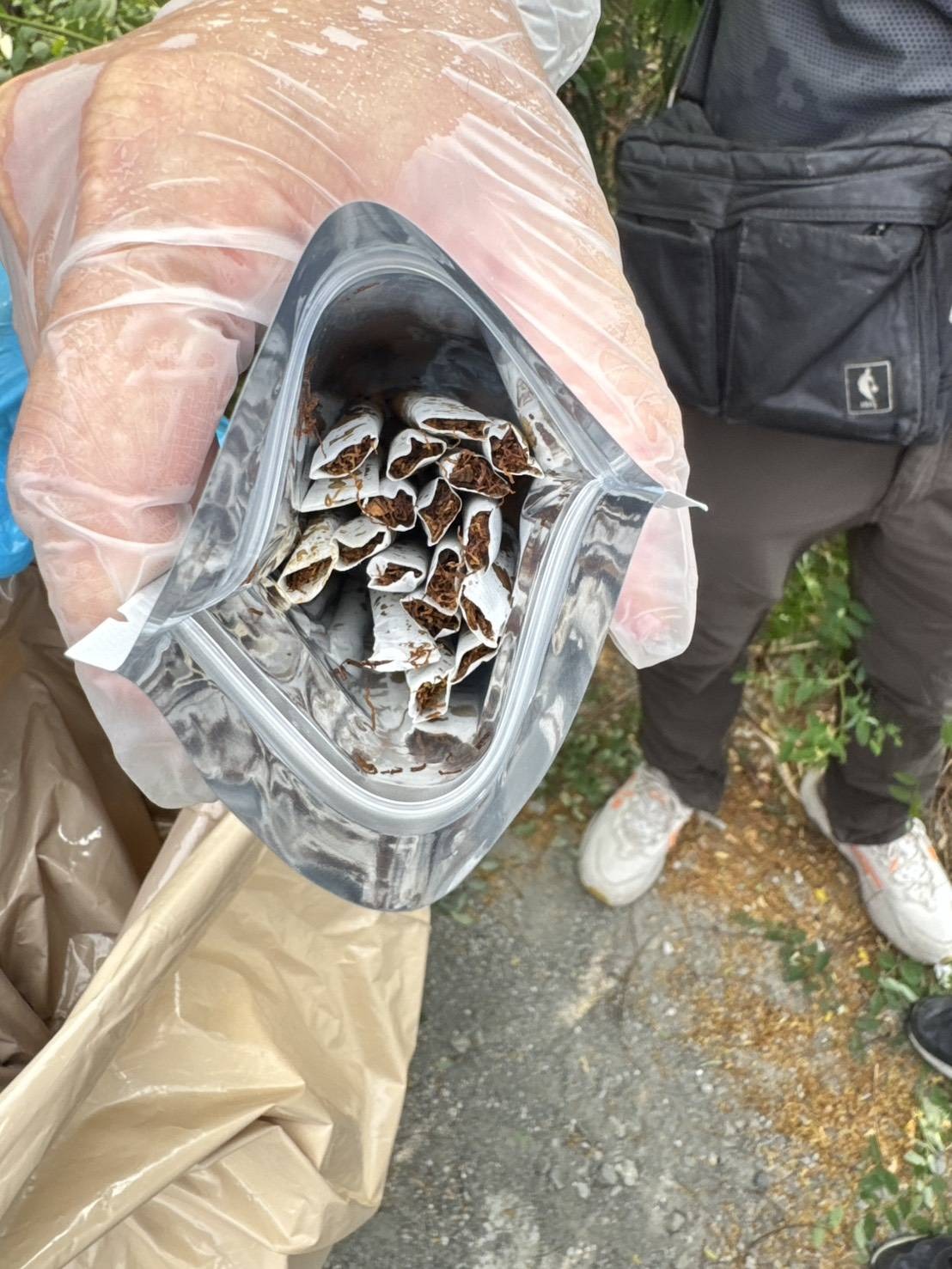 警方起獲的彩虹菸