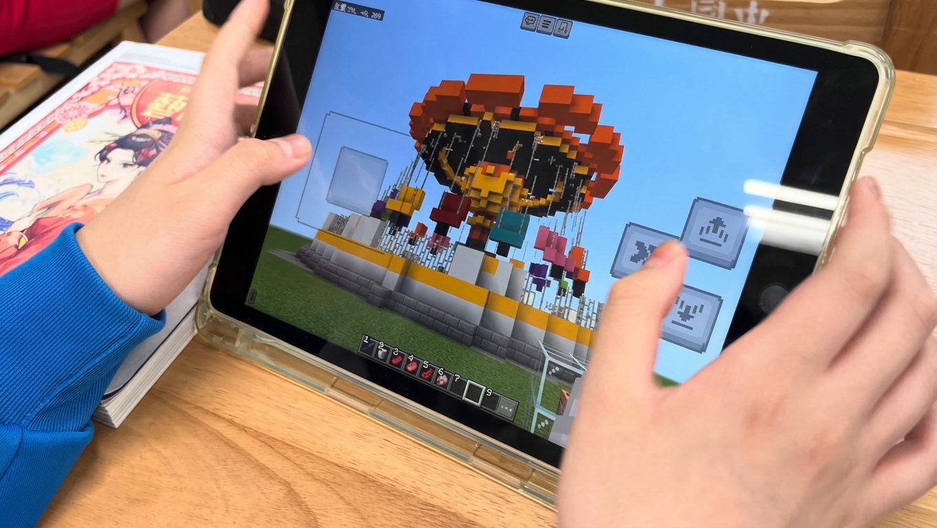 孩子用Minecraft打造兒童新樂園!581件創意作品邀全民投票 全臺14縣市國中小學生參賽 即日起每天一票選出夢想樂園