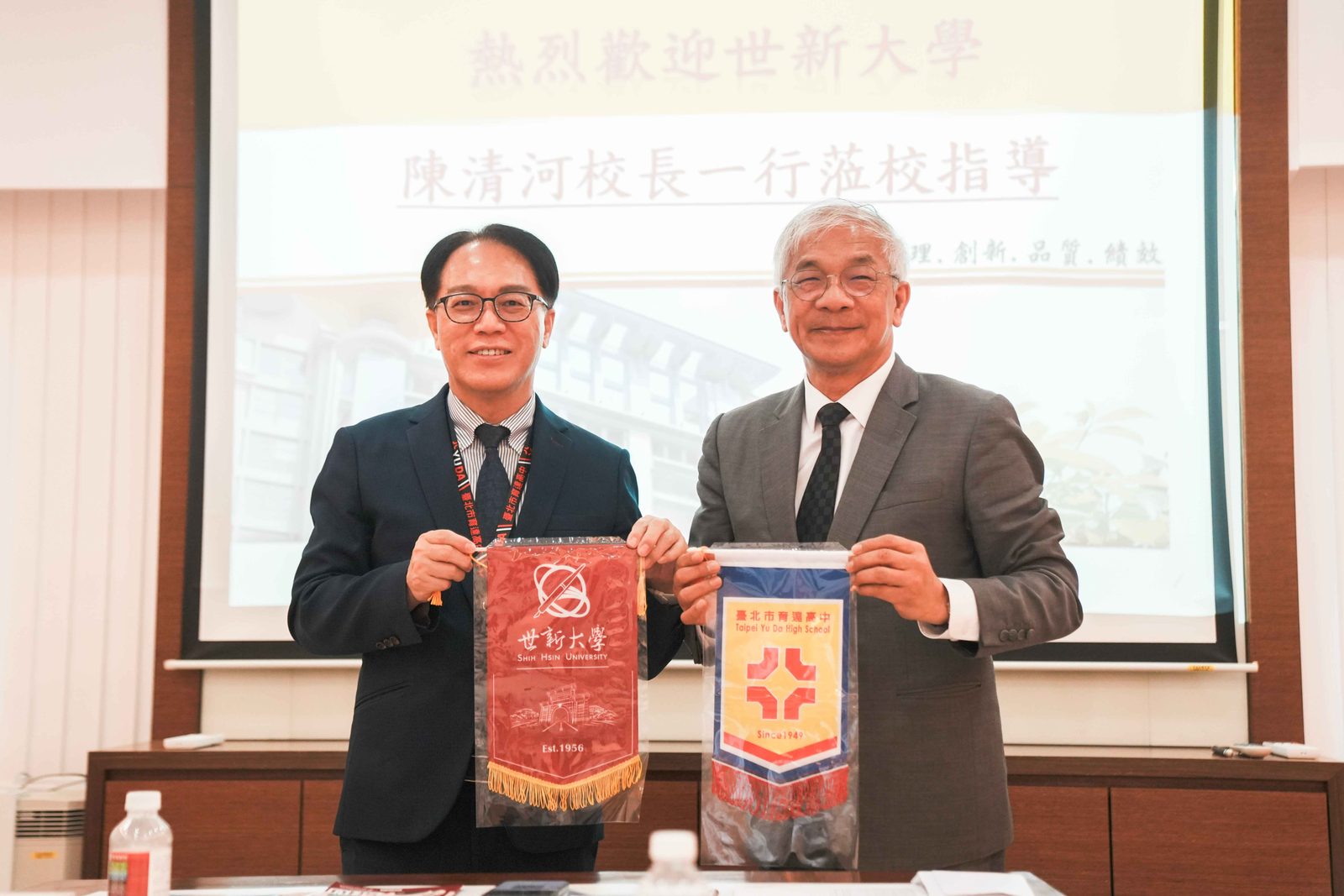 私立育達高中-世新大學校長陳清河參訪育達高中 攜手深化傳播影視與多元升學交流