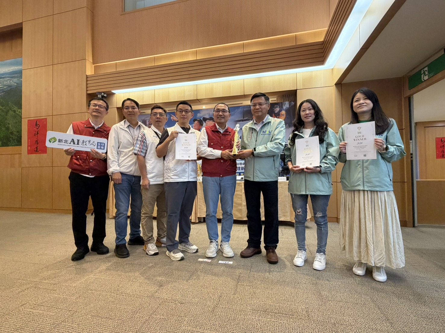 新北教育名揚國際!技職場域獲設計大獎3金2銀 世界機關王奪3冠7獎