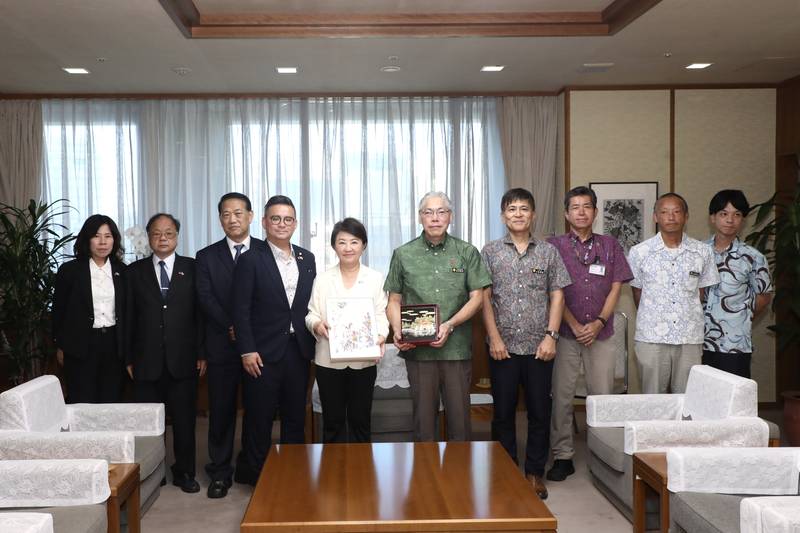 盧秀燕率團拜會沖繩縣政府 盼深化第一島鏈城市夥伴關係
