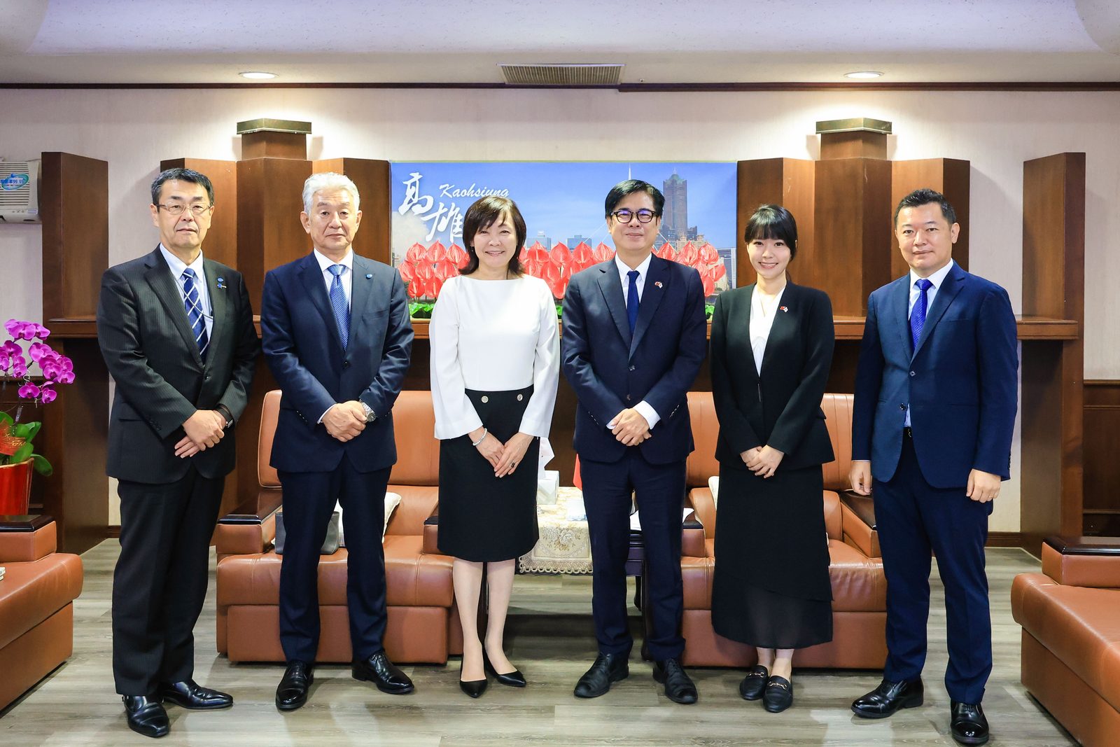 安倍昭惠第五度訪高雄拜會陳其邁 歡迎夫人常回家