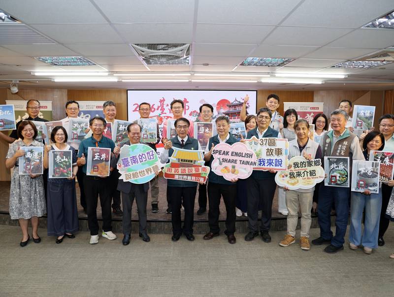 《Linking 368 Taiwan》台南37區雙語影片亮相 黃偉哲邀學生用英語介紹家鄉