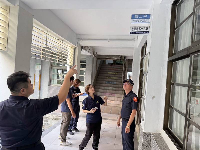 強化選務安全維護 臺東警分局實地會勘投開票所