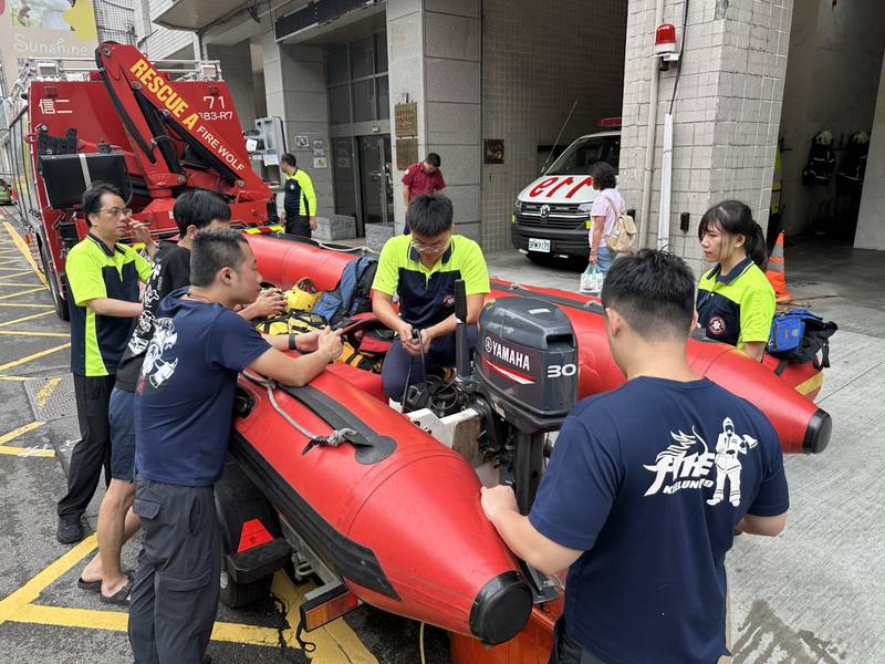薔琵颱風逼近!基隆消防9分隊加強整備 籲防23至24日明顯風雨