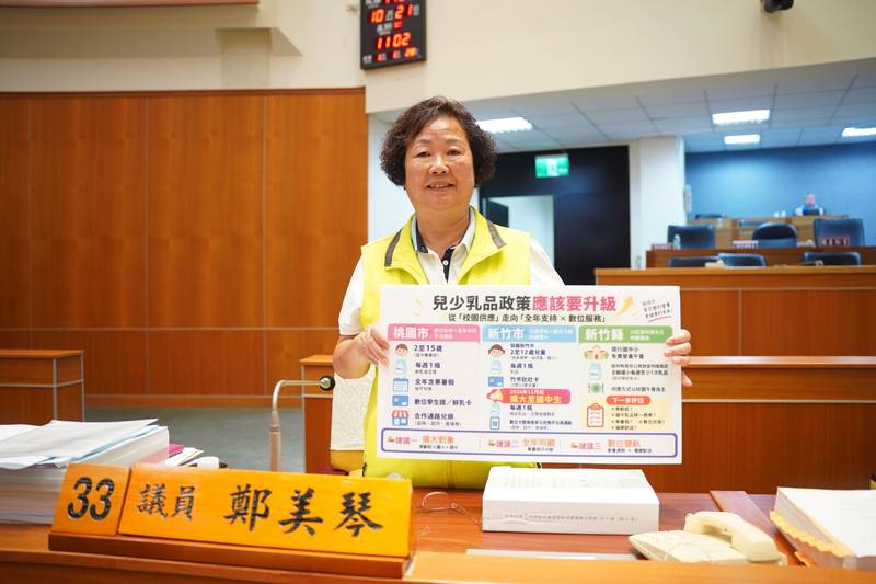 鄭美琴促推「數位牛奶卡」 楊文科允諾研議擴大乳品福利
