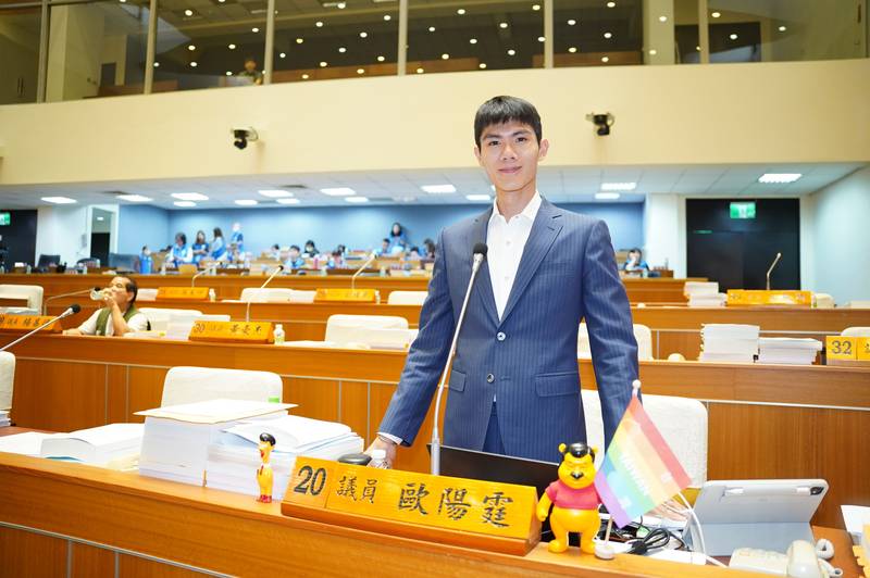 歐陽霆議員縣政總質詢 盼行政減量吸引師資打造優質教育場域