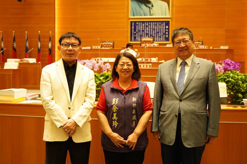 彭余美玲總質詢關注竹東建設 二重交流道預計11月底提報中央