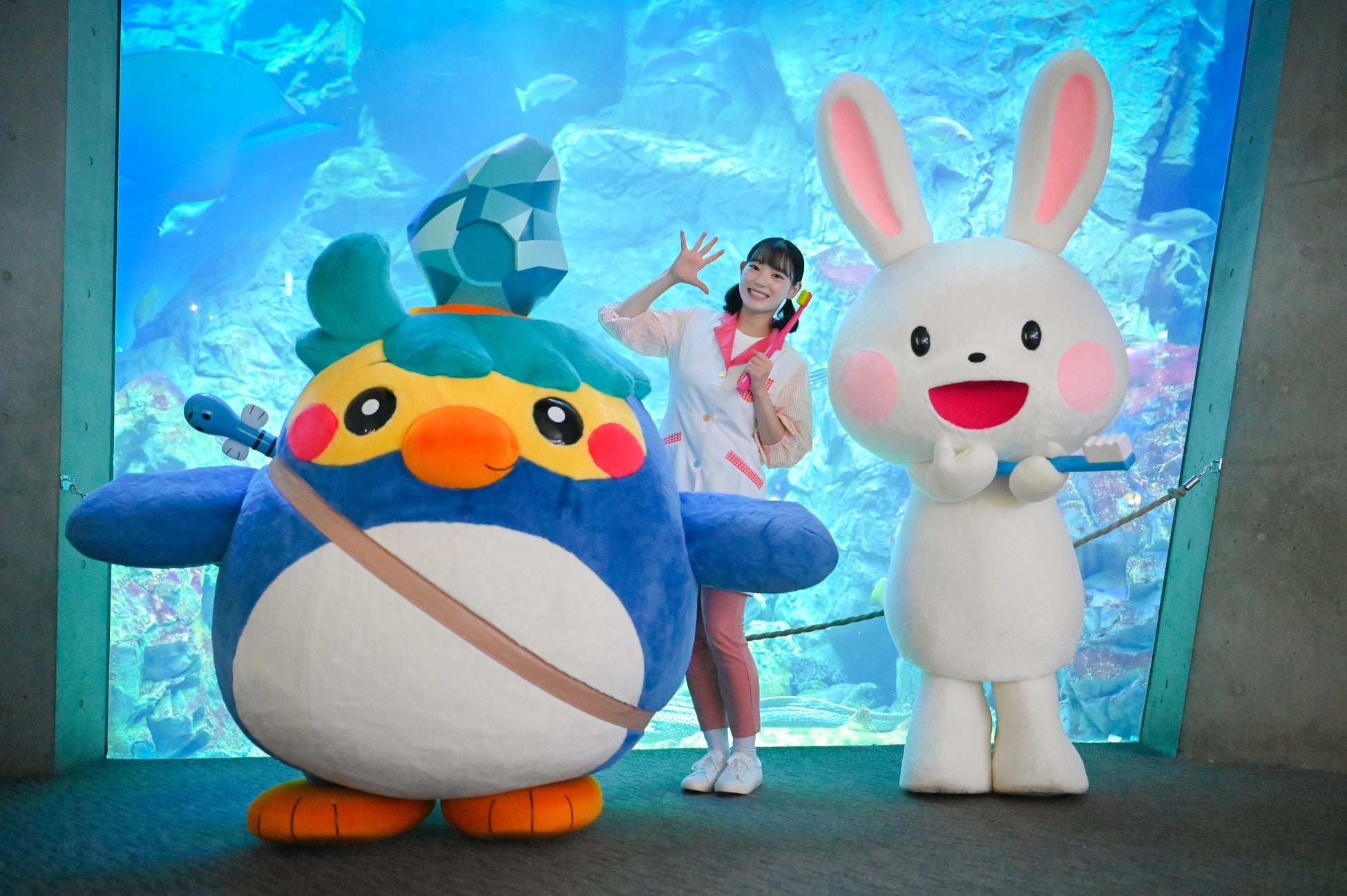 大分海洋宮水族館「海蛋」萬聖節祭10月24、25日　刷牙兔舞蹈秀，小朋友餵海豹