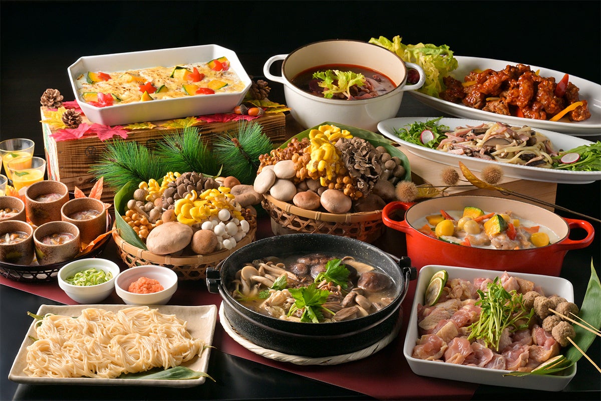 神戶港塔飯店自助餐「秋之大收穫祭」至11月30日 18種菇類自選火鍋,10月惡魔炸雞