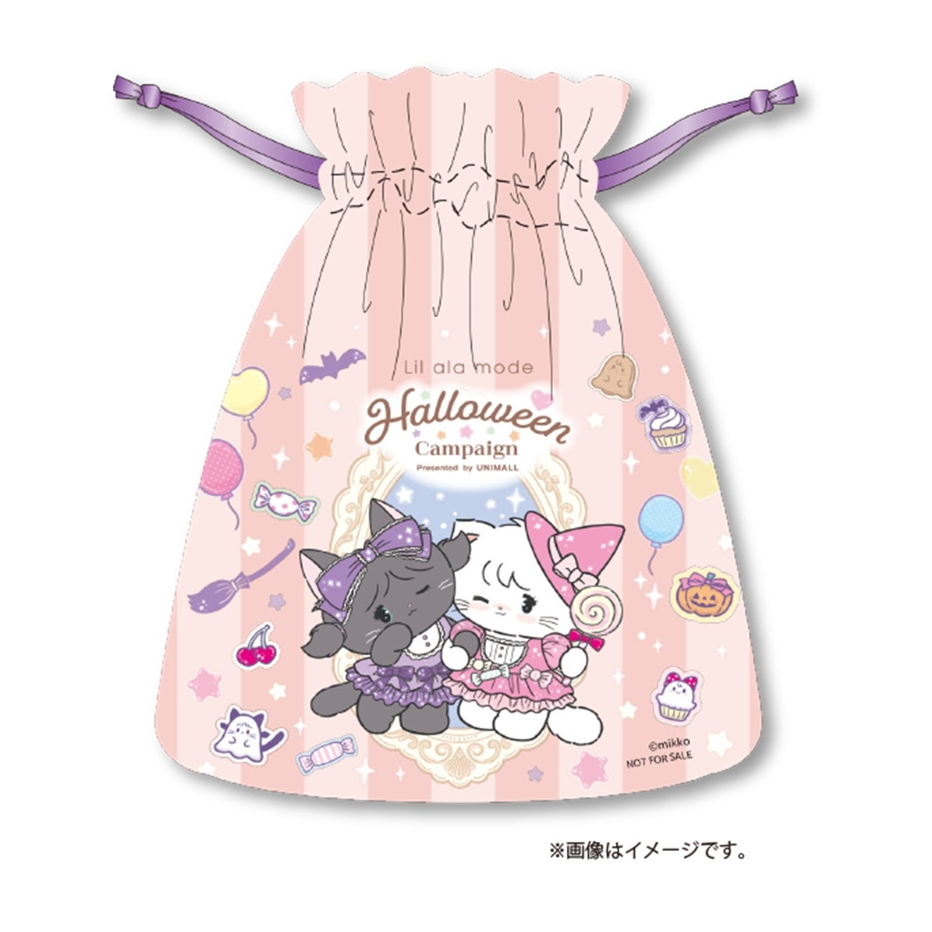 名古屋站前地下街Unimall×Lil ala mode萬聖節至10月31日　拍照點、限定貼紙與抽束口袋