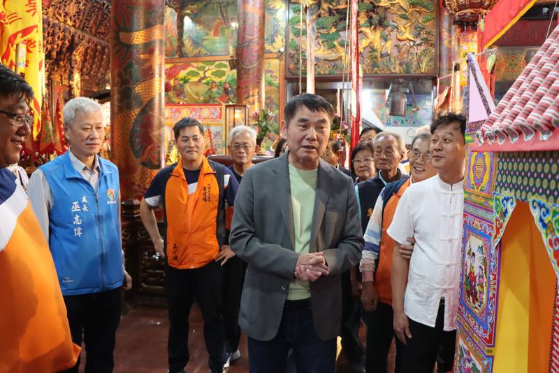 竹南王船祭典週末登場 鍾東錦:預祝活動順利 做好防颱準備