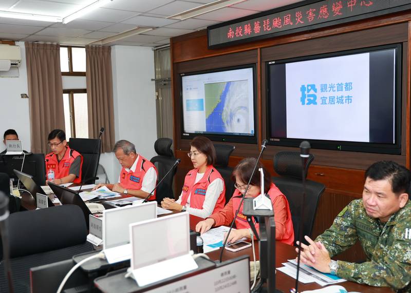 薔琵颱風來襲　許縣長呼籲民眾慎防夜間風雨應避免外出