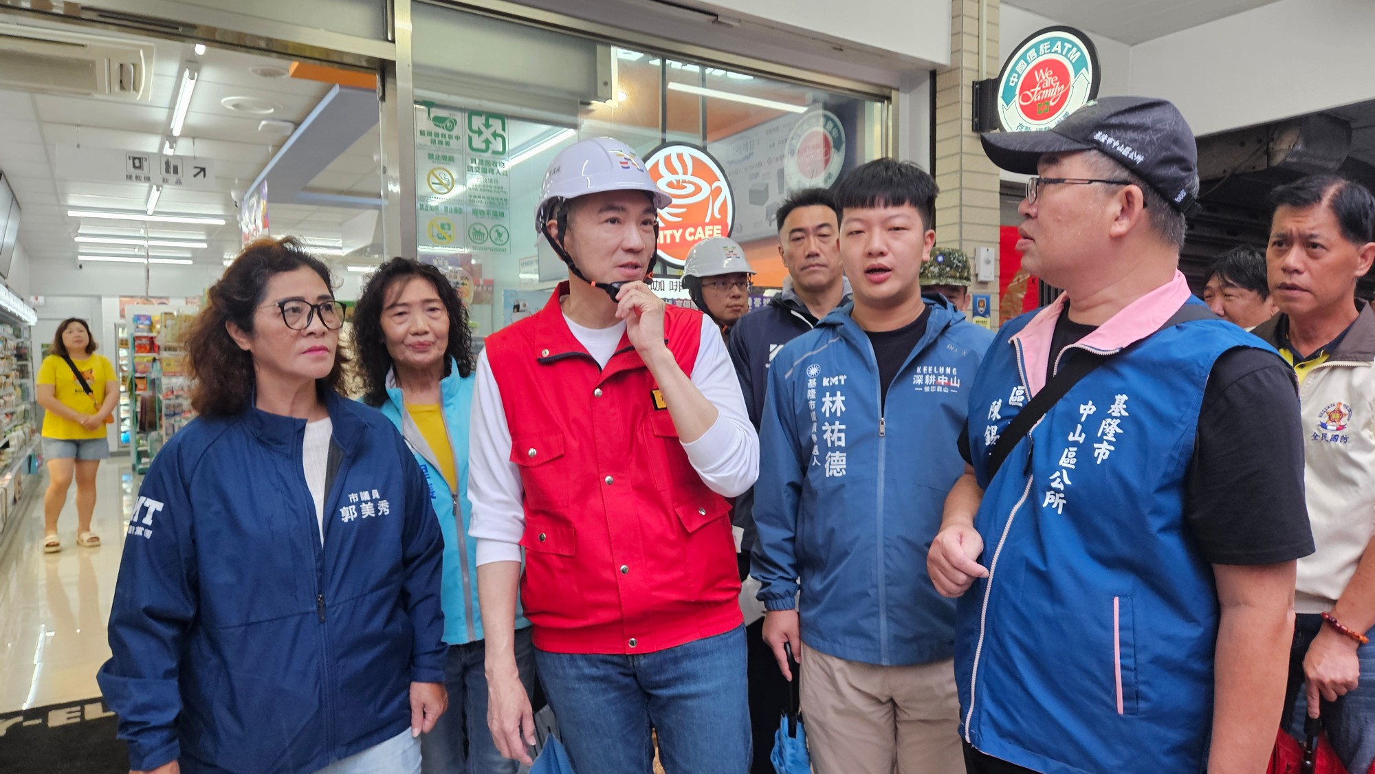 謝國樑市長聽取中山區公所說明防汛整備