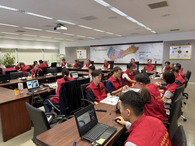 薔琵颱風來襲全面戒備!中市建設局一級應變小組開設24小時待命、經管場域同步暫停開放