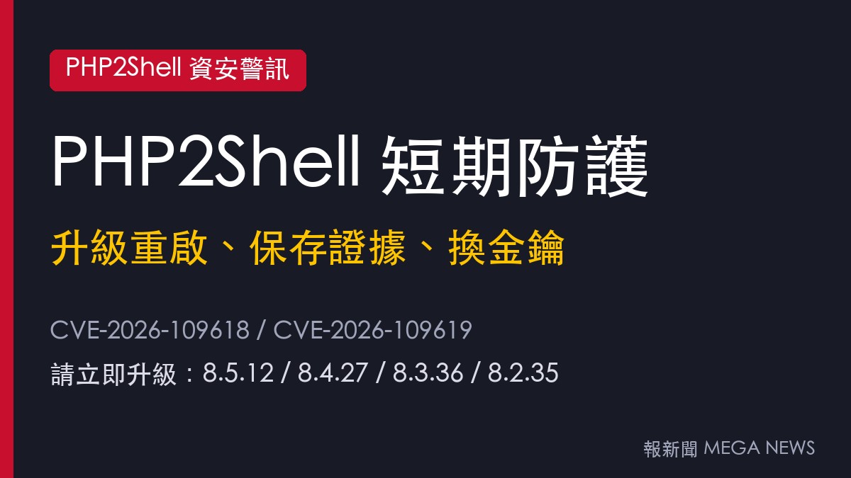 PHP2Shell短期防護怎麼做?升級重啟、保存證據、更換金鑰一次看