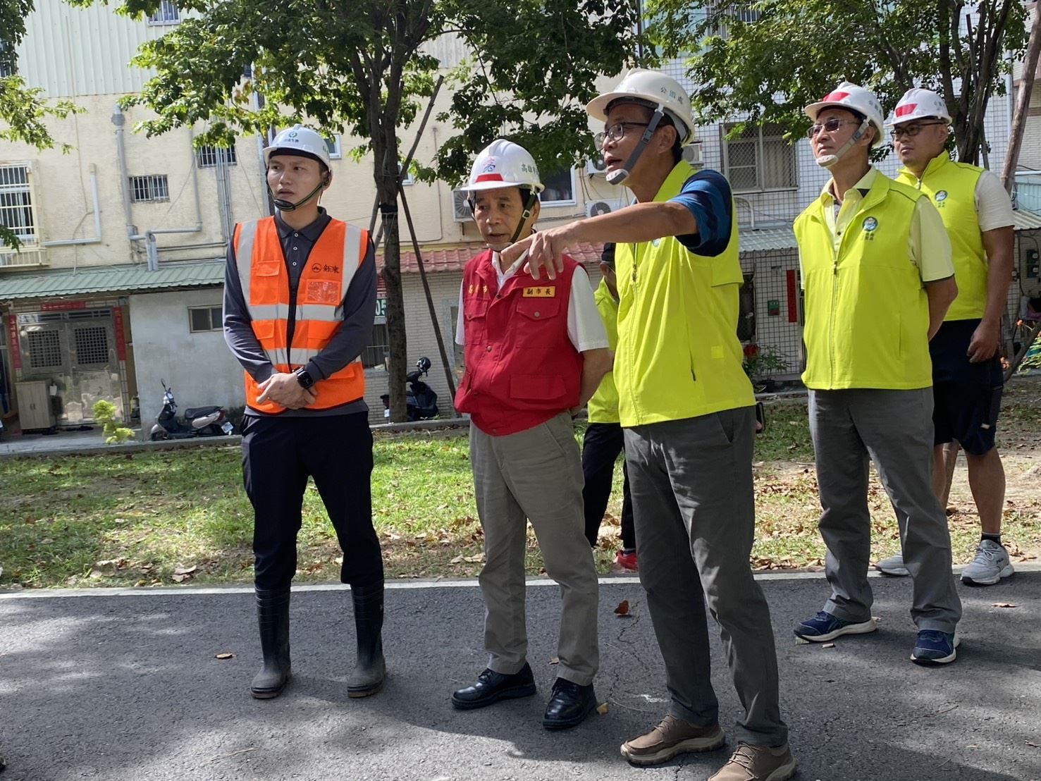 防颱超前部署!林欽榮副市長視察鳳山綠園道路樹加固作業 強化城市防颱韌性