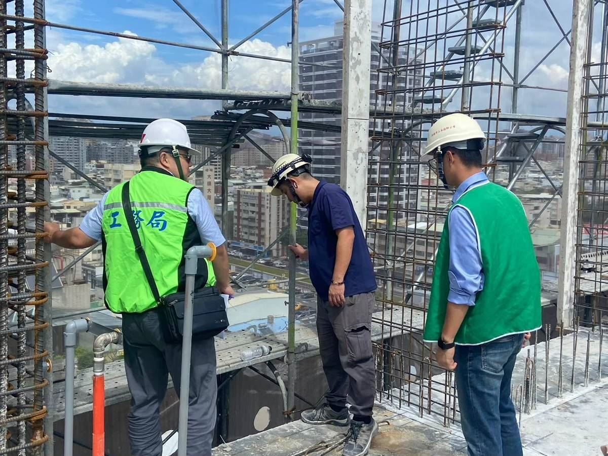 薔琵颱風來襲 高市工務局加強防颱整備　動員專業技師巡檢76處高風險建築工地