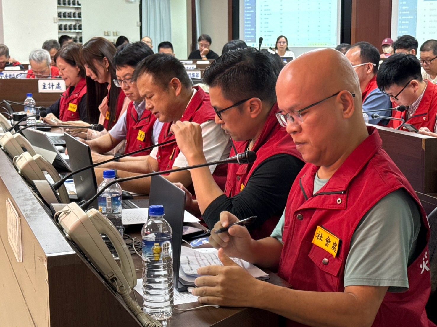 基隆市災害應變中心召開薔琵颱風災後復原會議