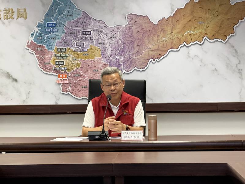 台中建設局薔琵颱風災後搶修逾8成 力拚25日前清除傾倒路樹
