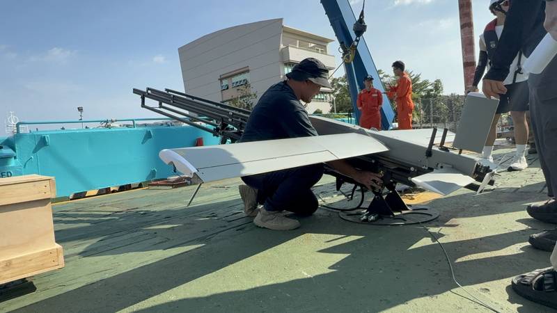海洋委員會推動「無人機群飛」新系統 構築智慧海域安全防線