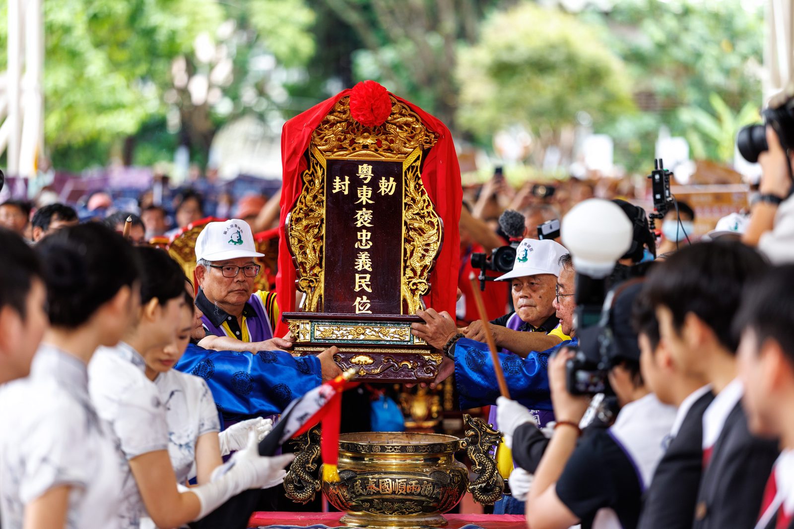 客家義民嘉年華睽違7年重返台北 蔣萬安挑擔進場