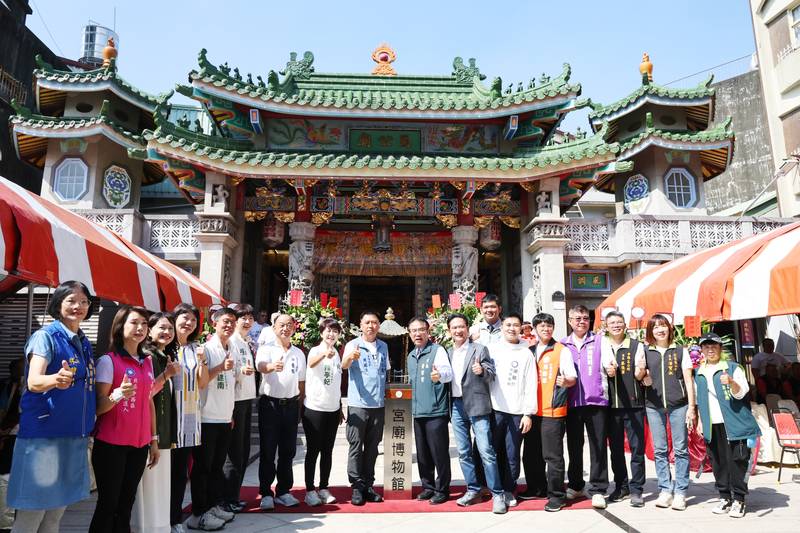 府城馬公廟成台南第13間宮廟博物館　黃偉哲授證