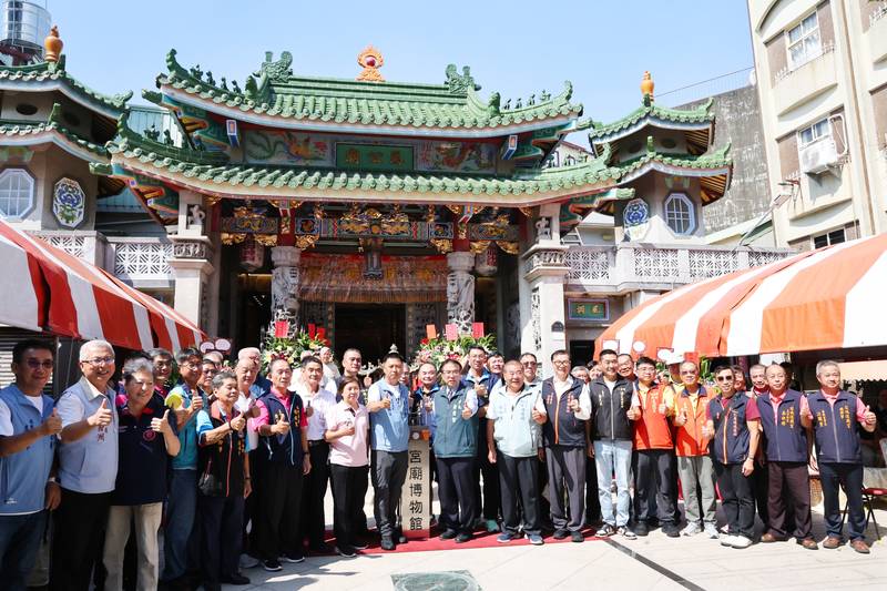 府城馬公廟成台南第13間宮廟博物館　黃偉哲授證