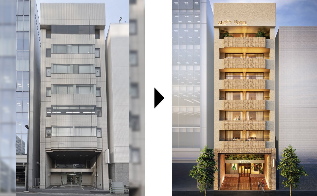 東京東銀座41年辦公大樓改建「SHIFT HOTEL GINZA by HistoRy」2028年春開幕 全41房