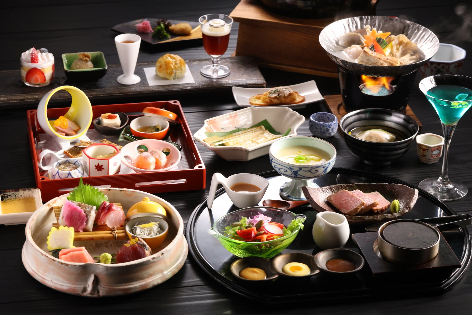 奧湯河原溫泉「山翠樓」秋季限定　松茸土瓶蒸與松茸、秋鮭、螃蟹3種釜飯