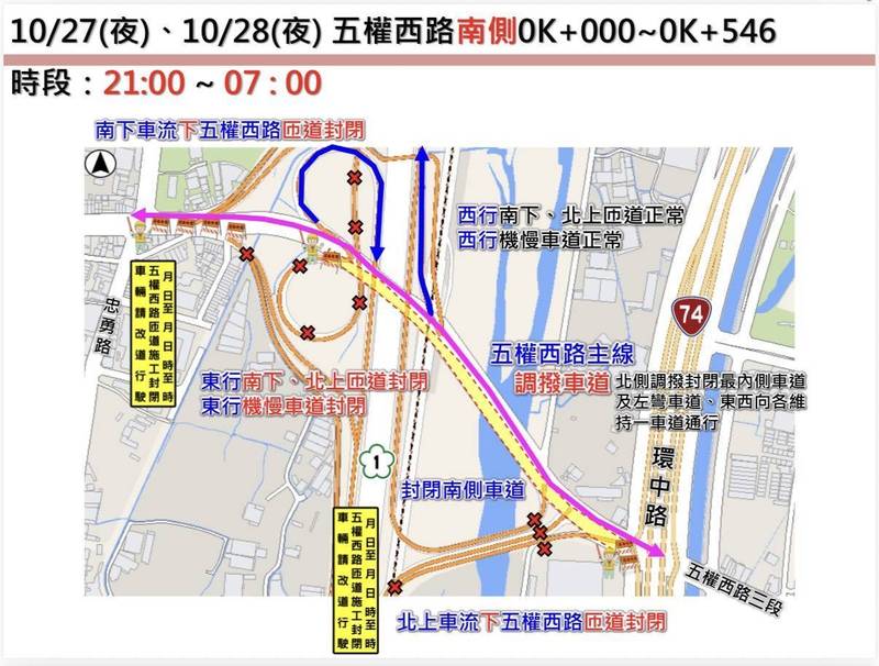 南屯銜接國道路面大翻新!中市投入1,155萬元改善五權西路三段 10/27起夜間刨鋪