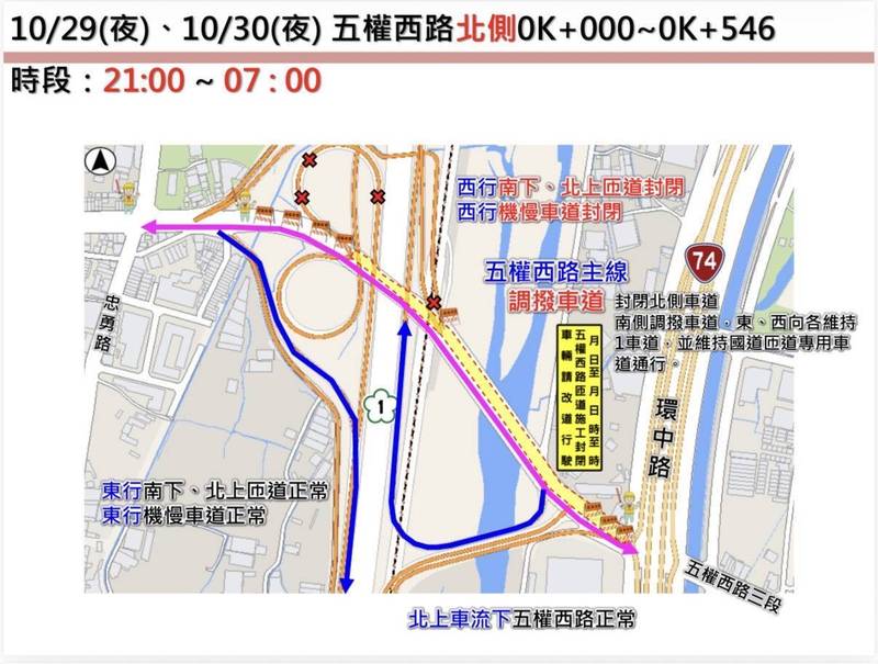 南屯銜接國道路面大翻新!中市投入1,155萬元改善五權西路三段 10/27起夜間刨鋪