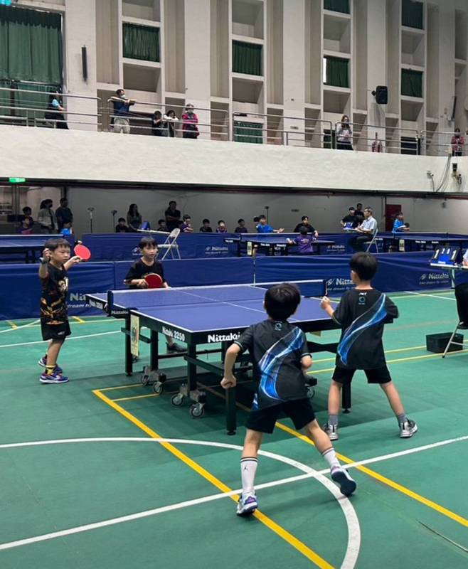 台南中小學桌球錦標賽新營開打 10組別小將爭榮耀