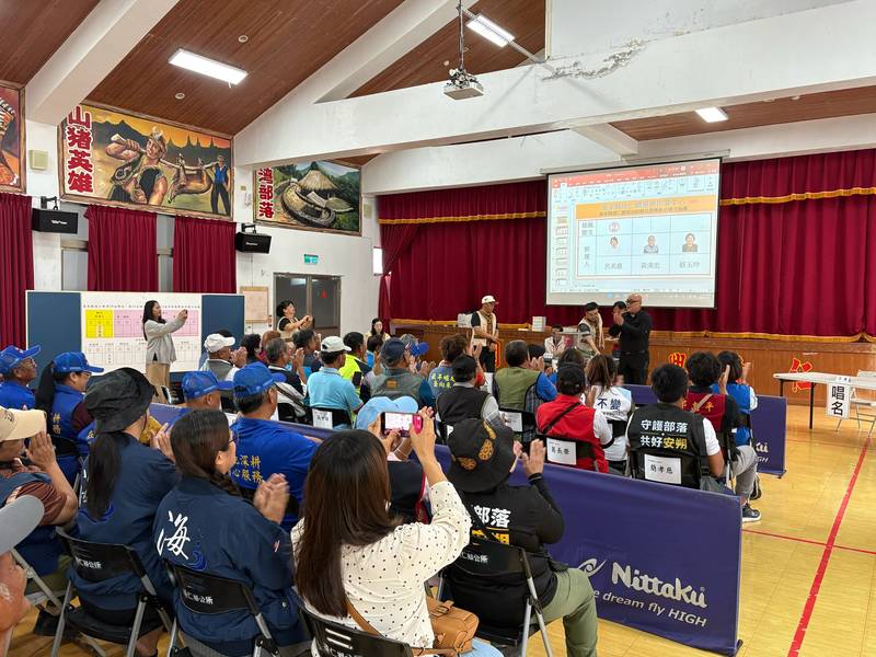 候選人號次抽籤登場!大武分局警力到位,維護選舉安全不缺席