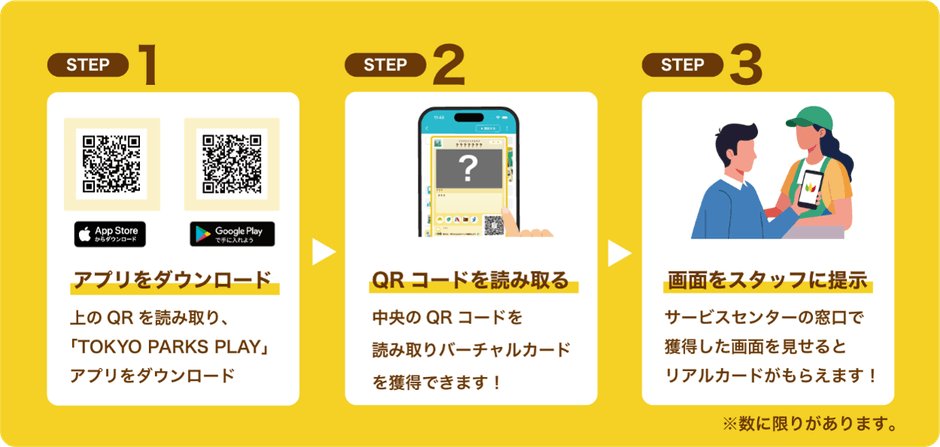 東京都立公園App「公園卡」第2彈10月30日起 芝公園、戶山公園等6處,走5,000步就能拿