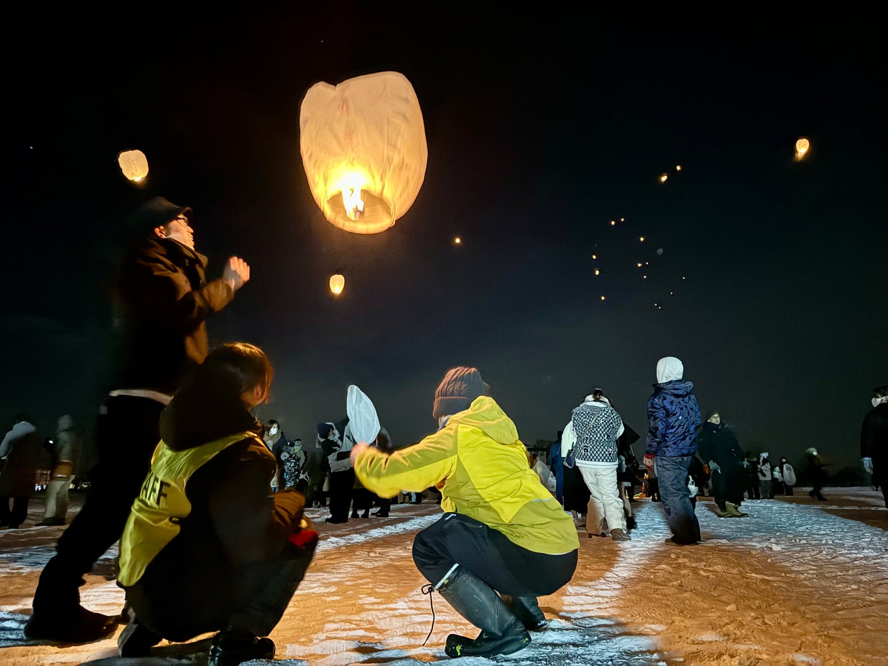 北海道新篠津天燈祭2027年2月每週末　雪原放傳統點火天燈，札幌開車45分鐘