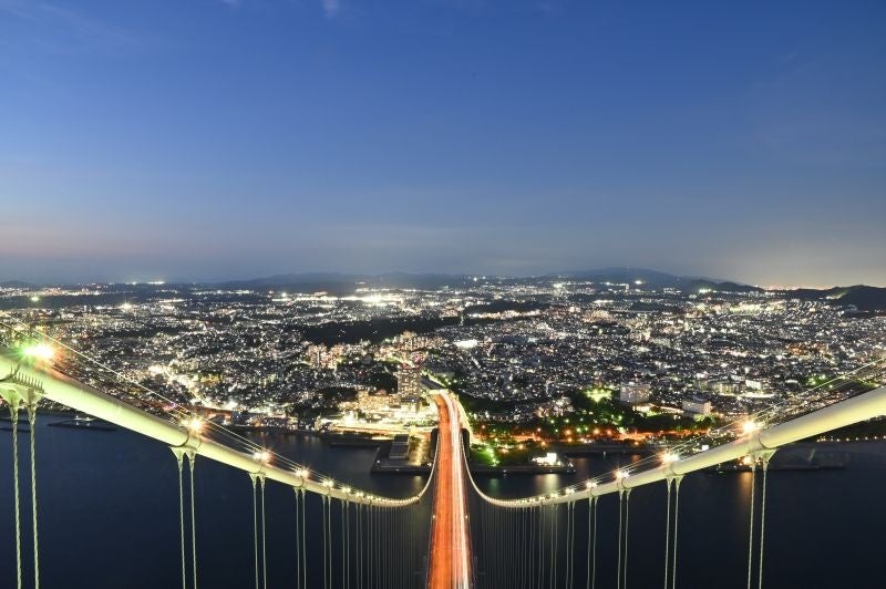 神戶「明石海峽大橋夜間塔頂之旅」12月3、5日限定 海上300公尺看夜景,限6人