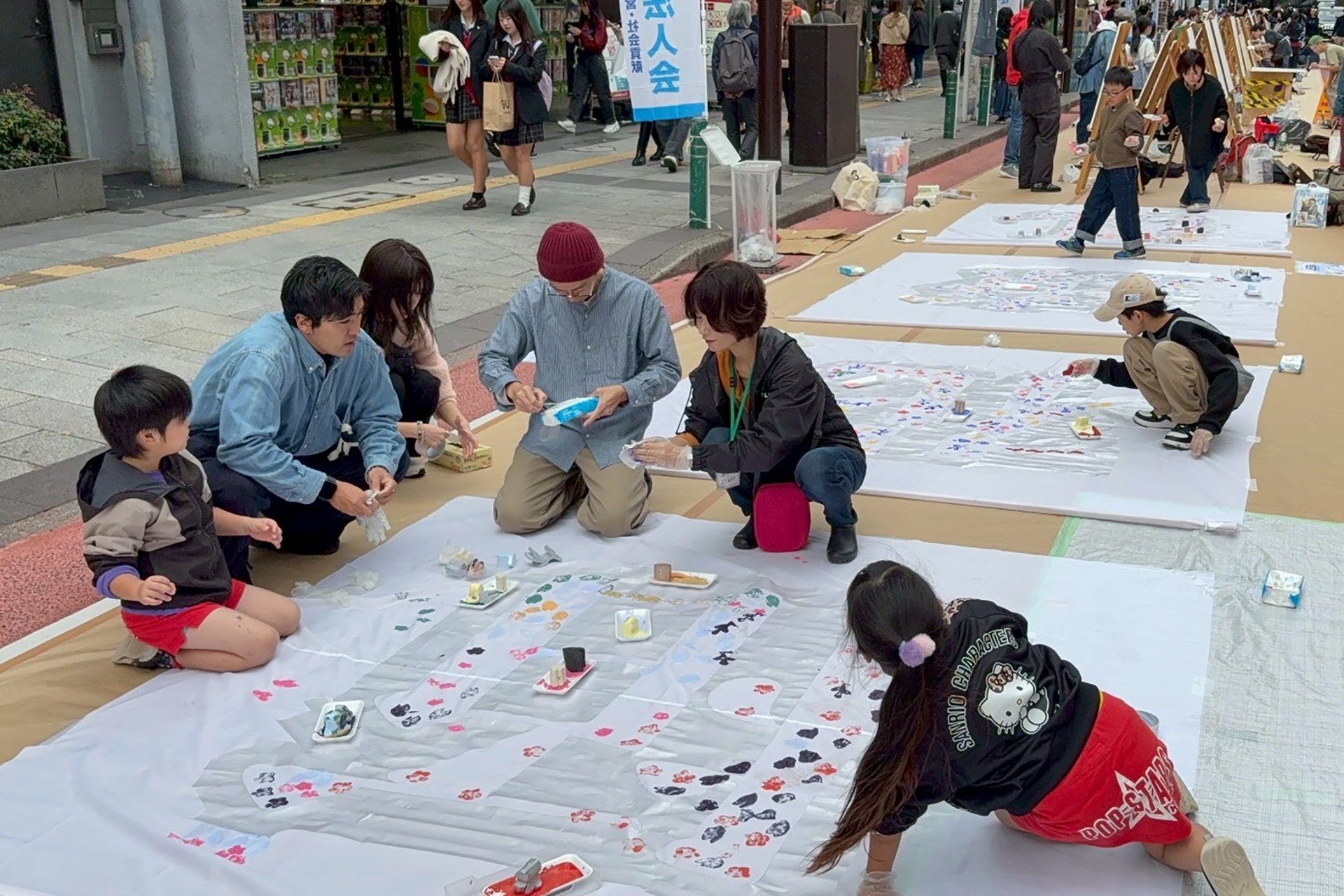 千葉柏站前街頭變畫布 「Art Line Kashiwa」11月1日30位藝術家同步現場作畫