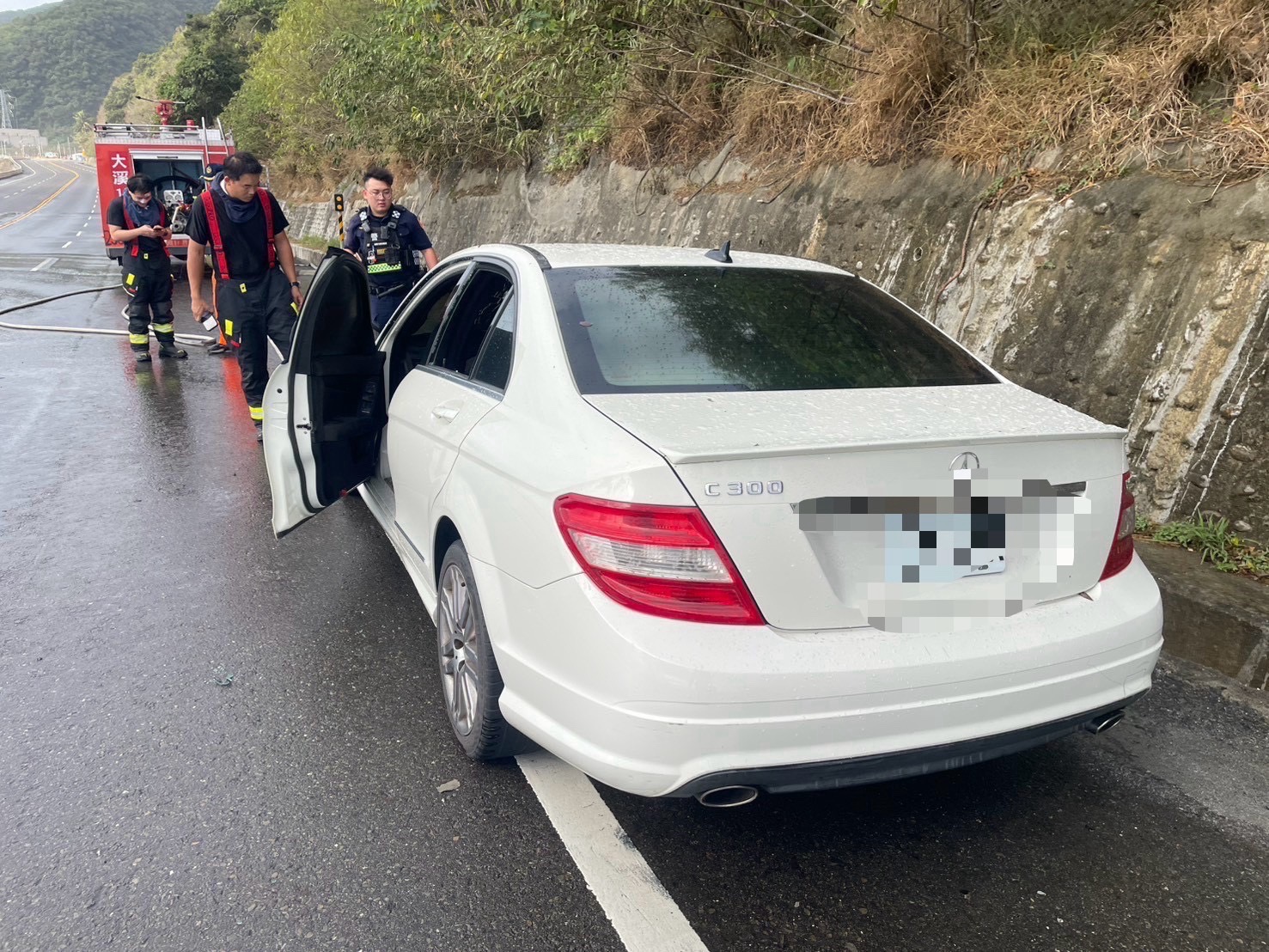 警消於現場處理