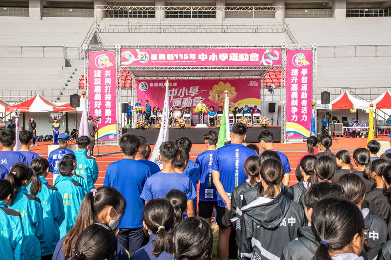 嘉義縣中小學聯合運動會開幕　7,144名選手展現活力