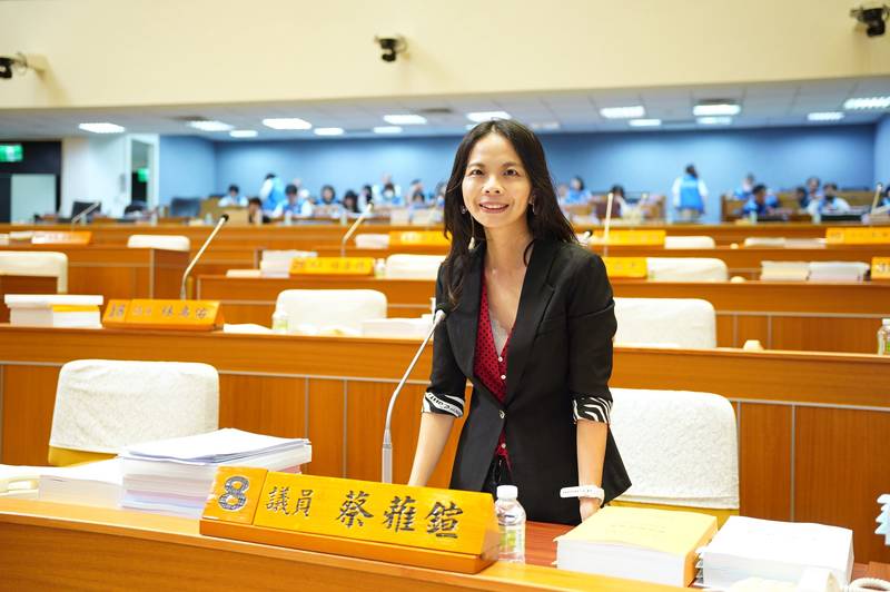 蔡蕥鍹議員縣政總質詢 關心大新竹輕軌紫線規劃與交通瓶頸
