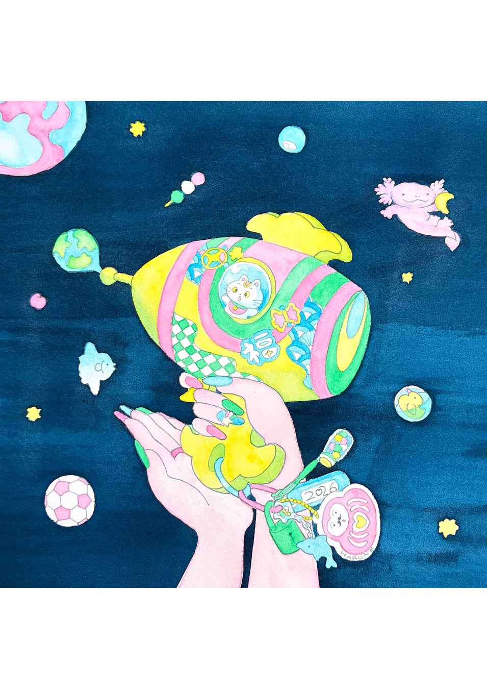 長野小布施北斎館畫廊HARUNE個展「MASHUP」 11月6日起展出10件手繪新作