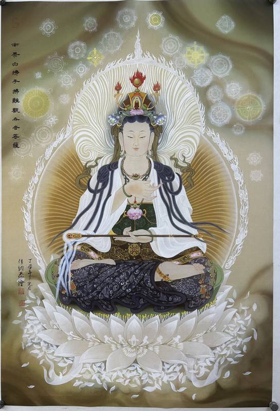與菩薩歡喜相見  郭吉森師生佛畫聯展邀您一起淨心忘憂
